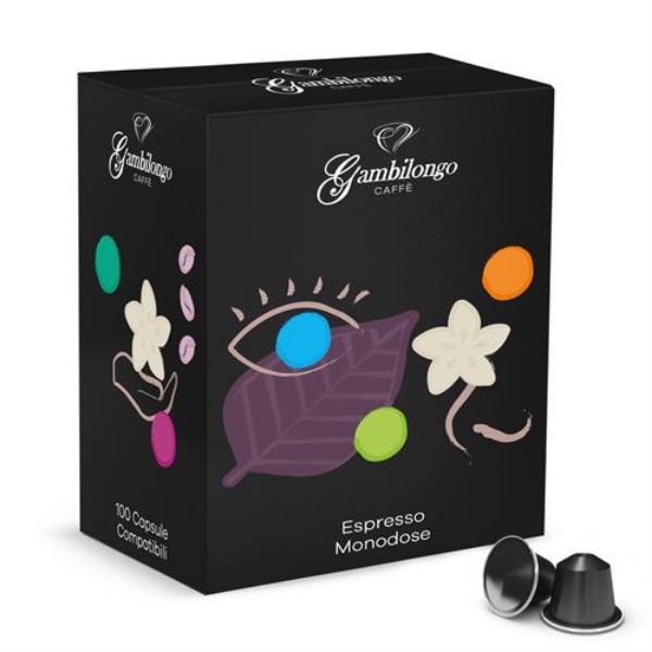 CAPSULE COMP. NESPRESSO 100PZ CAFFE' GAMBILONGO