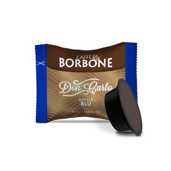 Immagine di Don Carlo Blu Caffè Borbone Box da 100 capsule