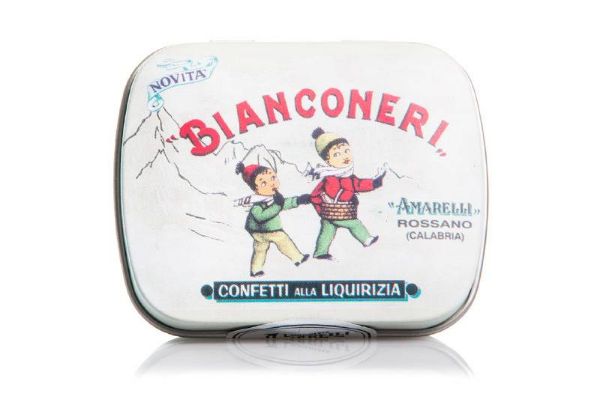 LIQUIRIZIA AMARELLI - SC. LATTA BIANCONERI 20 GR